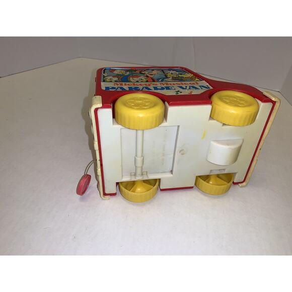 Vtg Mickeys Musical Parade Van Music Walt Disney LJN Toy Hong Kong Works - Picture 5 of 12
